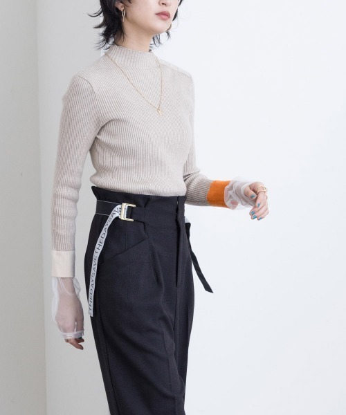 「Eimee Law」 長袖ニット 38 ブラック レディース_画像8