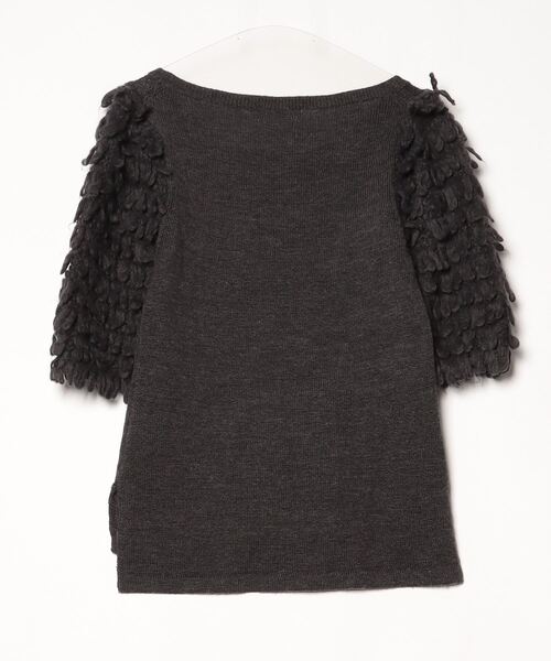 「DEICY」 半袖ニット FREE ブラック レディース_画像2