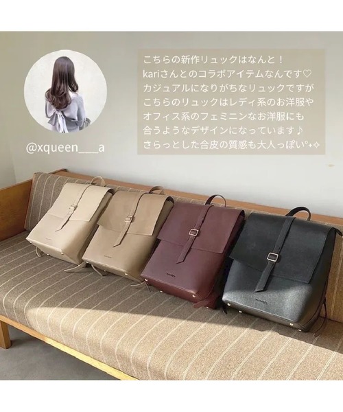 「my twilight」 リュック FREE ボルドー レディース_画像3