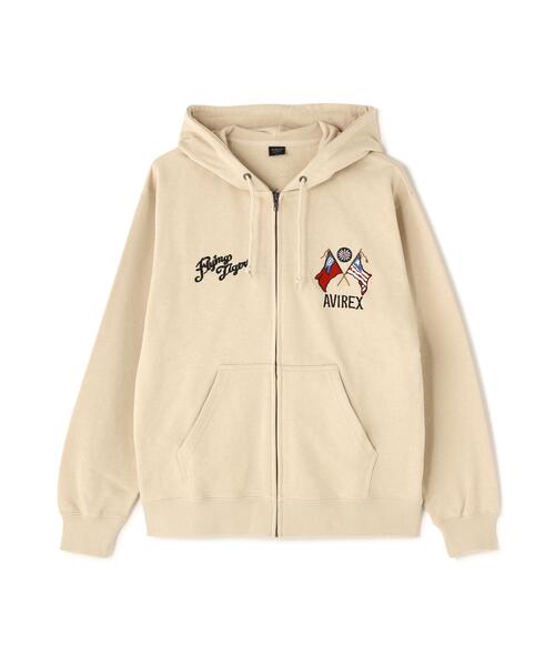AVIREX パーカー　期間限定お値下げ AVIREX（アヴィレックス） パーカー 「直営店限定」VARSITY FLAG PARKA