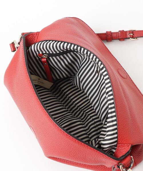 「kate spade new york」 ショルダーバッグ - レッド レディースの画像