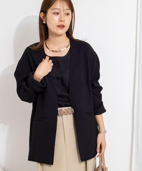 NOLLEY'S（ノーリーズ） ジャケット ノーカラージャケット