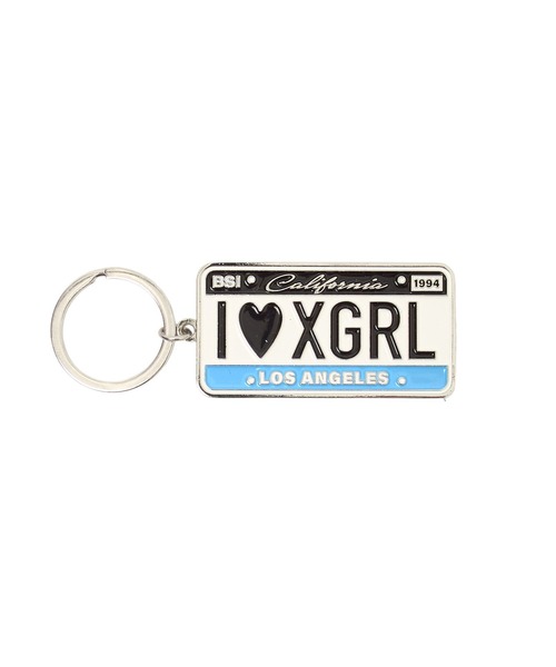 X-girl(エックスガール) キーホルダー PLATE LOGO KEY CHARM X-girl(エックスガール) キーホルダー PLATE LOGO KEY CHARM