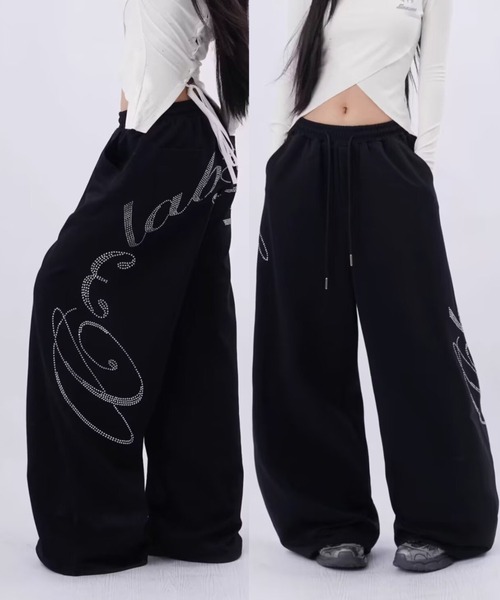 lilful ワイドパンツ スウェットパンツ ジャージ 「26年春夏新作」「新