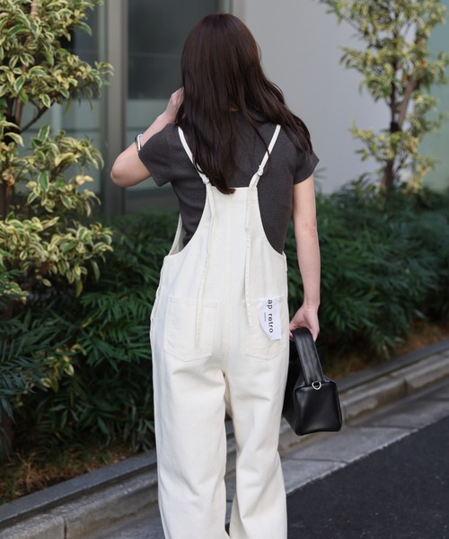 ap retro サロペット オーバーオール ストラップデニムサロペット