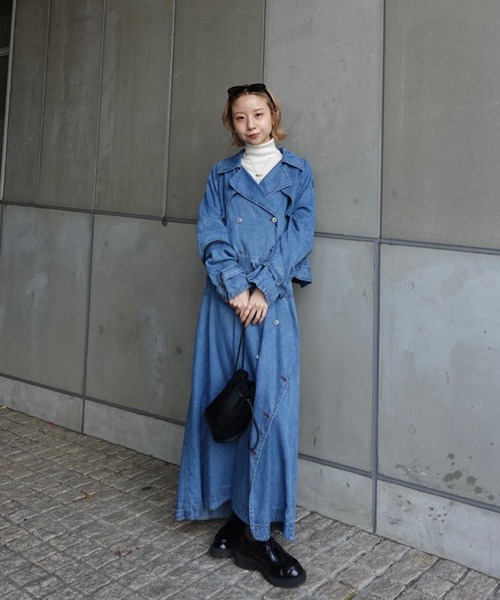 Ameri（アメリ） デニムスカート TENCEL DENIM WRAP LIKE SKIRT
