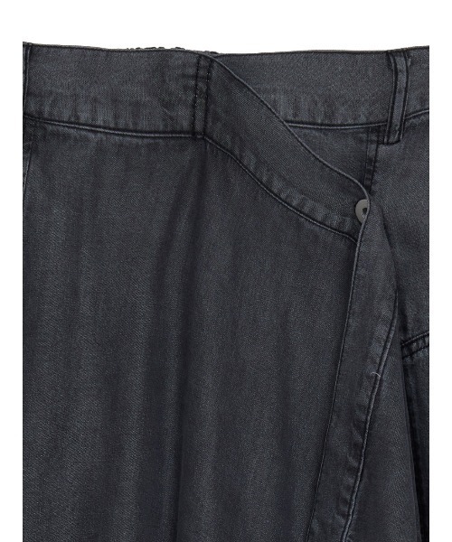Ameri（アメリ） デニムスカート TENCEL DENIM WRAP LIKE SKIRT