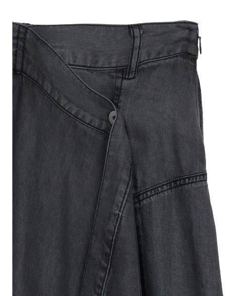 Ameri（アメリ） デニムスカート TENCEL DENIM WRAP LIKE SKIRT