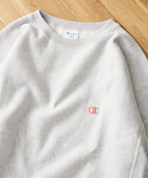 「Champion」 スウェットカットソー MEDIUM ボルドー メンズの画像
