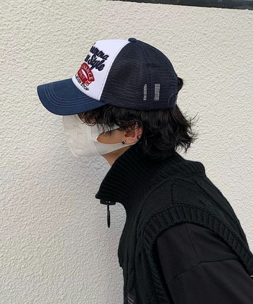 B.R.U メッシュキャップ キャップ 帽子 ヴィンテージライク