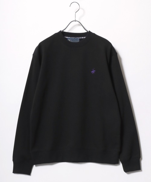 「BEVERLY HILLS POLO CLUB」 スウェットカットソー L オートミール レディース_画像2