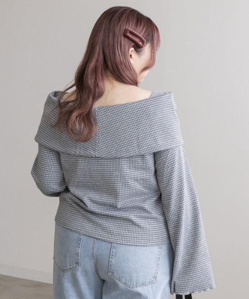 「CLETTE」 長袖カットソー 3L ブラック レディース_画像6