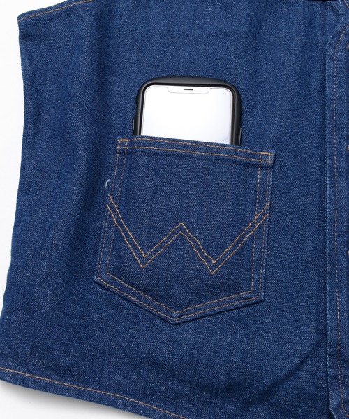Wrangler（ラングラー） ベスト ジレ ラングラー」UNLINED DENIM VEST