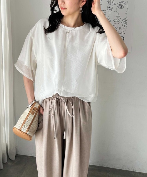 「GeeRA」 半袖カットソー X-LARGE ブラック レディース_画像5