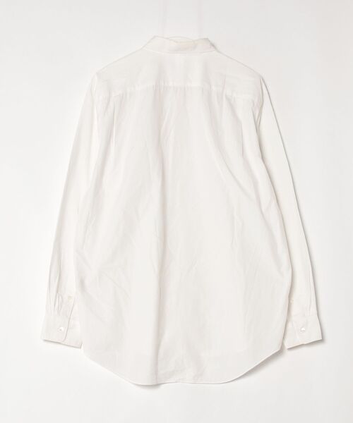オーラリー WASHED FINX TWILL CPOシャツ 白 長袖 na4 AURALEE（オーラリー） WASHED FINX TWILL 長袖シャツ 4(M) ホワイト