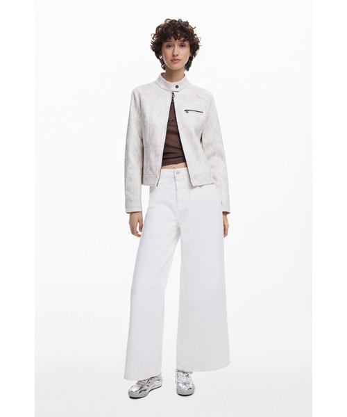 「Desigual」 ブルゾン X-SMALL レッド レディース_画像5