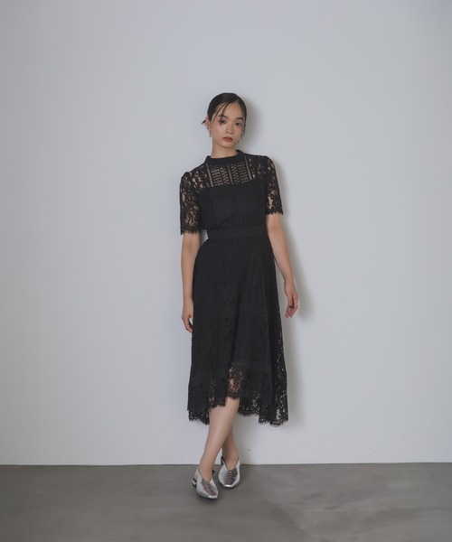 Rose of Sharon 半袖ワンピース M ボルドー レディース : ZOZOTOWN