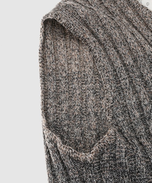 ベスト ジレ UNISEX GRADIENT VEST KNIT メンズ レディースの画像