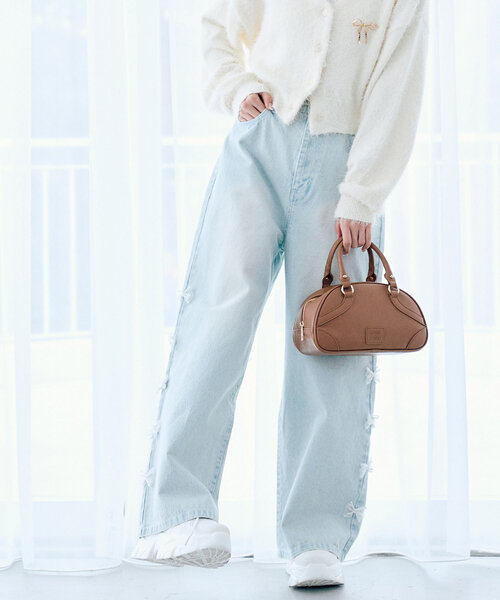 「OLIVE des OLIVE」 デニムパンツ MEDIUM ブルー レディース_画像2