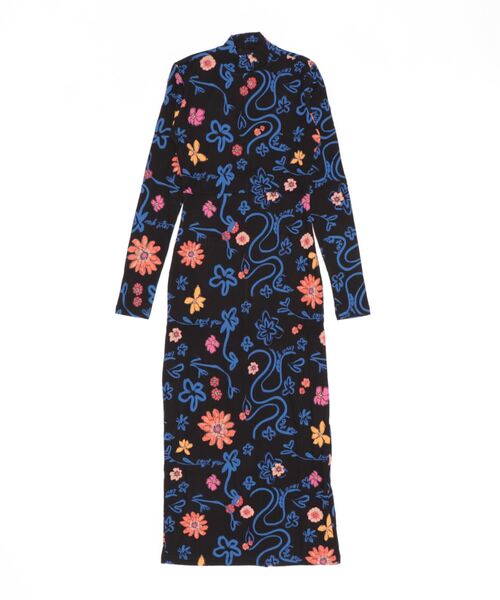 「Desigual」 長袖ワンピース X-LARGE ブルー レディース_画像3