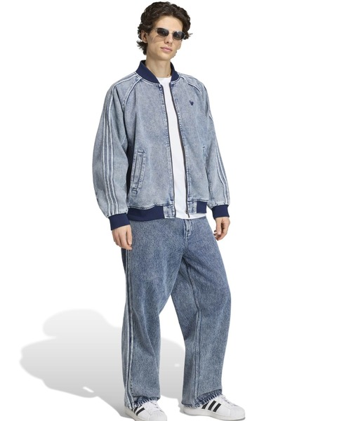 adidas（アディダス） デニムジャケット gジャン adidas SST TRACK TOP