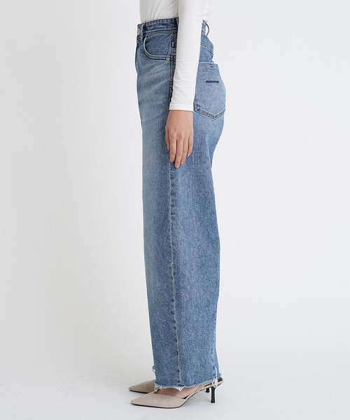 「YANUK」 デニムパンツ 26inch ブルー レディース_画像3