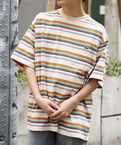 「PENNEYS」 半袖Tシャツ M ベージュ メンズ_画像4