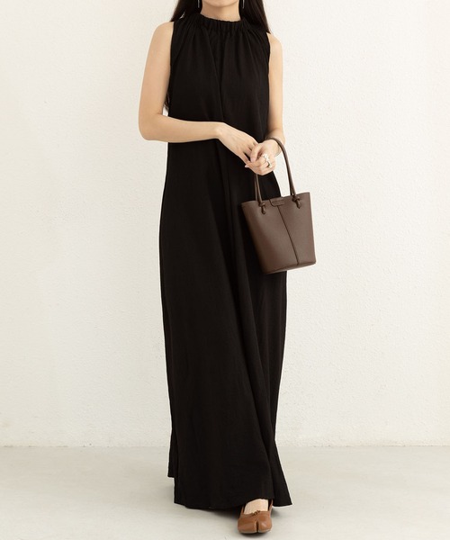 「MAISON DE THERESE」 「Duowei」ノースリーブワンピース M アイボリー レディース_画像5