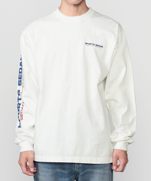 SEDAN ALL-PURPOSE tシャツ | コットン 長袖プリントTシャツ MEN