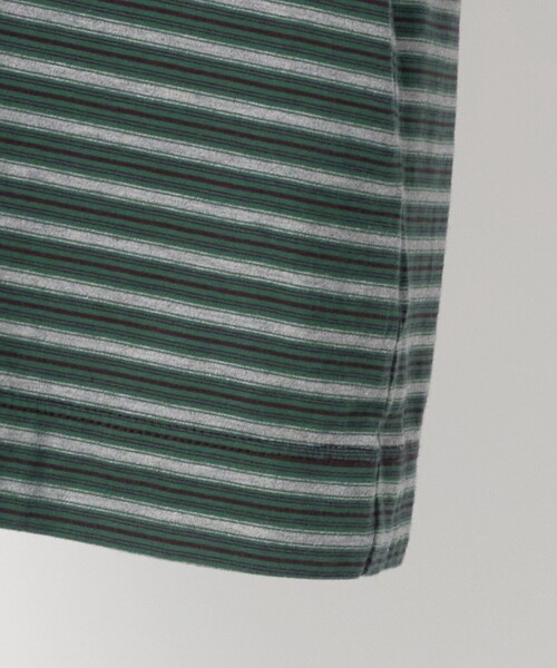 LOEFF（ロエフ） tシャツ 「LOEFF」スビンコットン ボーダー Tシャツ