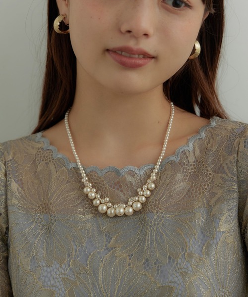 niana（ニアナ） ネックレス ボリュームパールネックレス レディース 