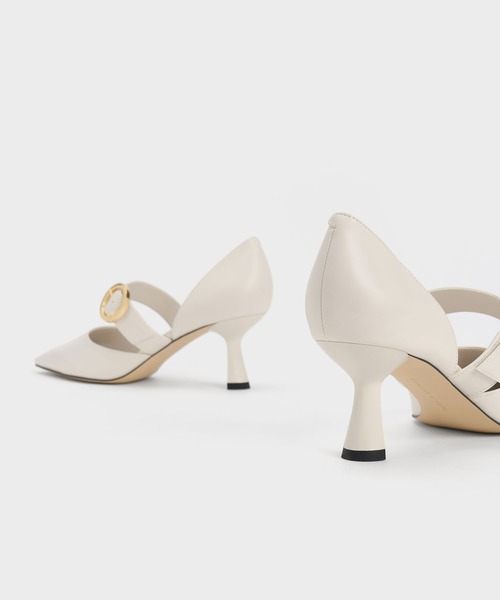 CHARLES ＆ KEITH パンプス バックル ドルセイパンプス