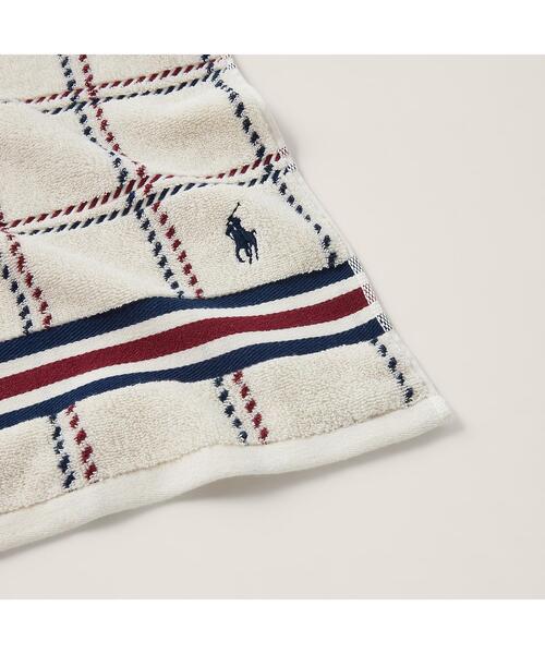 Ralph Lauren 幾何学模様 バスタオル 新品Ralph Lauren 幾何学模様 ミニタオル レッド - メルカリ