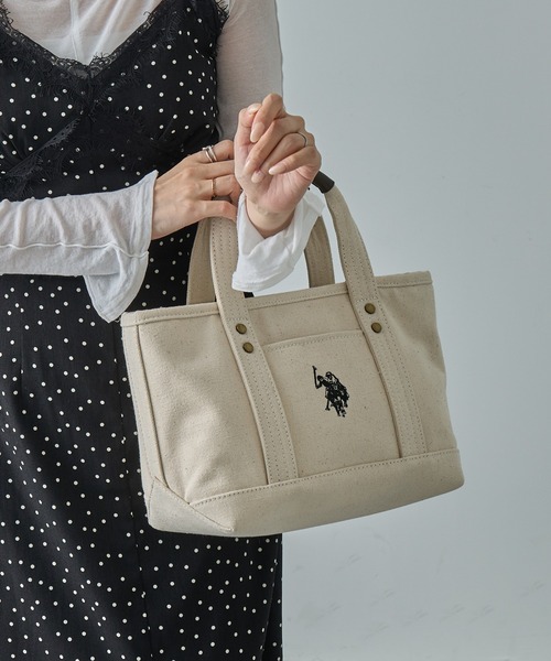トートバッグ 「U.S. POLO ASSN.」キャンバストートS トートバッグ USPA1862 レディース メンズ | U.S. POLO ASSN. | 25