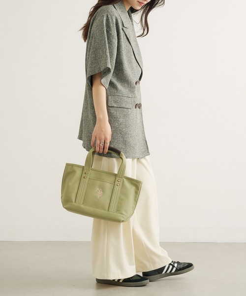 U.S. POLO ASSN. トートバッグ 「U.S. ASSN.」キャンバストートS