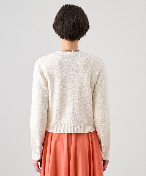 ANAYI カーディガン メランジブークレ レディース : ZOZOTOWN