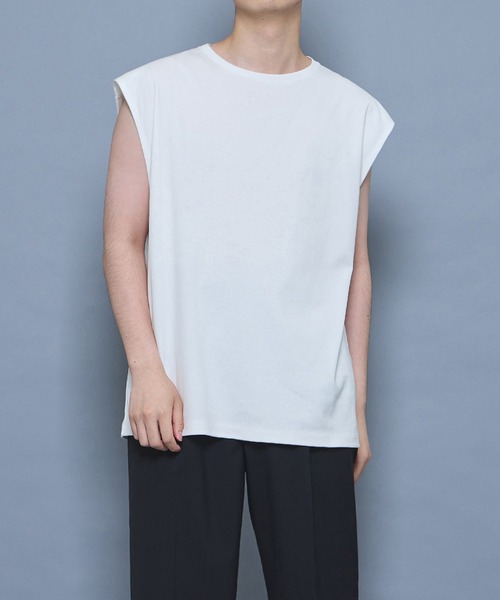超ポイントアップ祭 UNITED TOKYO タンクトップ テクノラマノースリーブTシャツ トップス