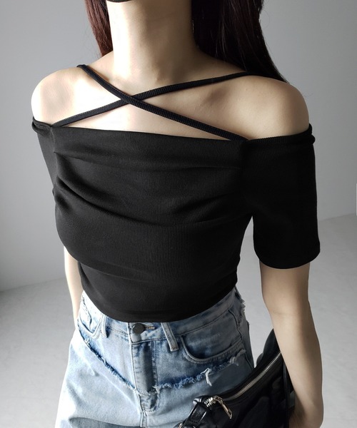 me+em select（ミームセレクト） tシャツ 「 3WAY 」クロスストラップ