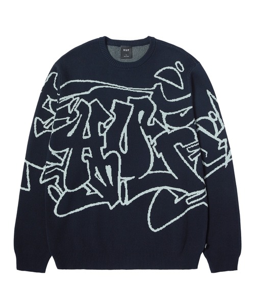 HUF ブラック ニットセーター L サイズ 楽天市場】ハフ HUF FUCK IT L/S OVERSIZED SWEATER オーバー