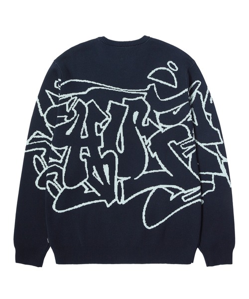 HUF セーター ニット OUTLINES CREWNECK SWEATER / ハフ