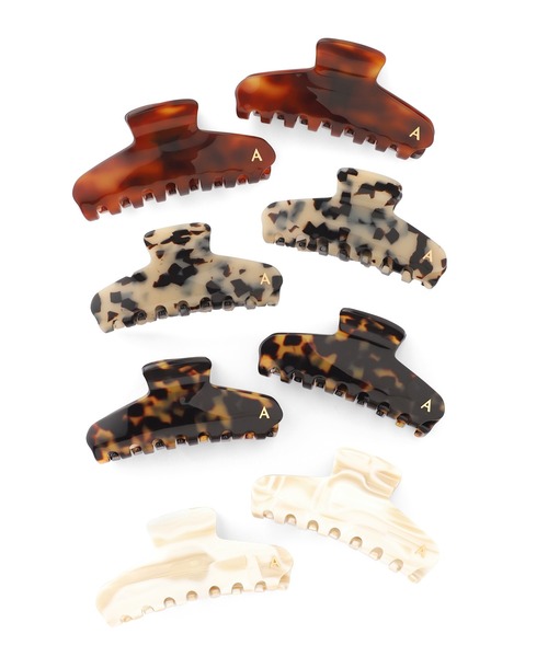 ANEMONE（アネモネ） ヘアクリップ フランス製マーブルバンス「L