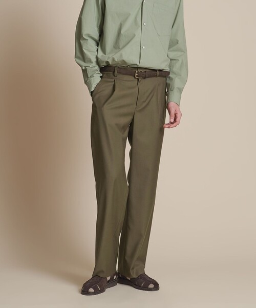 UNITED ARROWS スラックス 「ZOZO限定」TR ドレープ ストレート