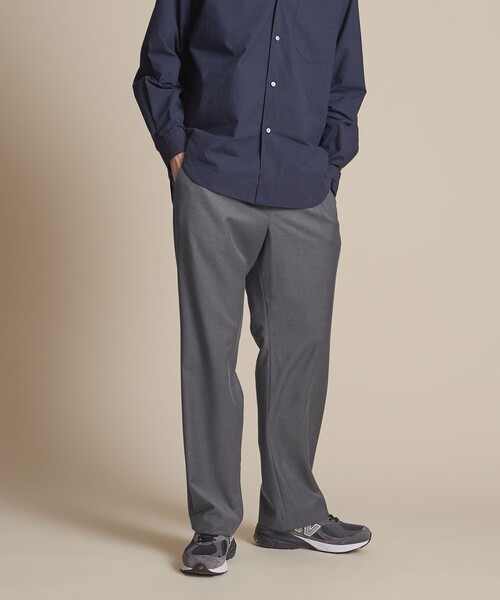 UNITED ARROWS スラックス 「ZOZO限定」TR ドレープ ストレート