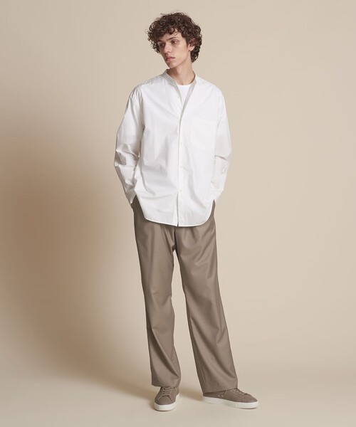UNITED ARROWS スラックス 「ZOZO限定」TR ドレープ ストレート