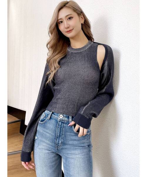 GYDA（ジェイダ） アンサンブル MANY WAYニットSETトップス : ZOZOTOWN