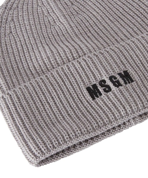 MSGM（エムエスジーエム） ニット帽 ニットキャップ 「NEW」MSGMロゴ