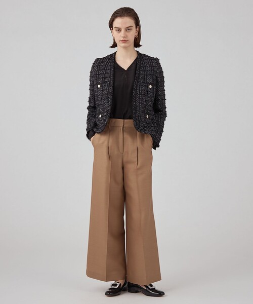 Ballsey（ボールジィ） ジャケット ノーカラージャケット Viola カラー