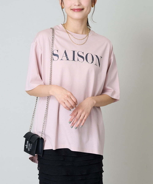 ★N°21★大人もOK ラウンドカット ロゴ コットン Tシャツ a.v.v tシャツ 「コットン100％」大人のロゴTシャツ レディース