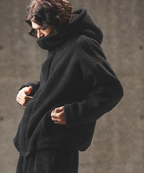 GLIMCLAP ブルゾン アウター mj10214- Boa hooded blouson ボア