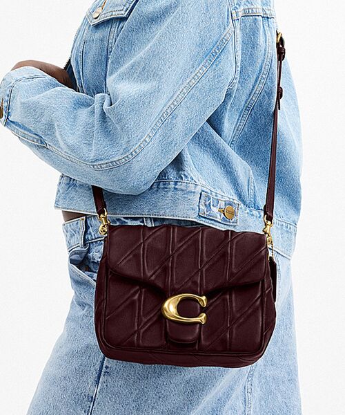 【COACH】タイムズ スクエア キルティング タビー ショルダー COACH｜【公式】タイムズ スクエア タビー ショルダー バッグ
